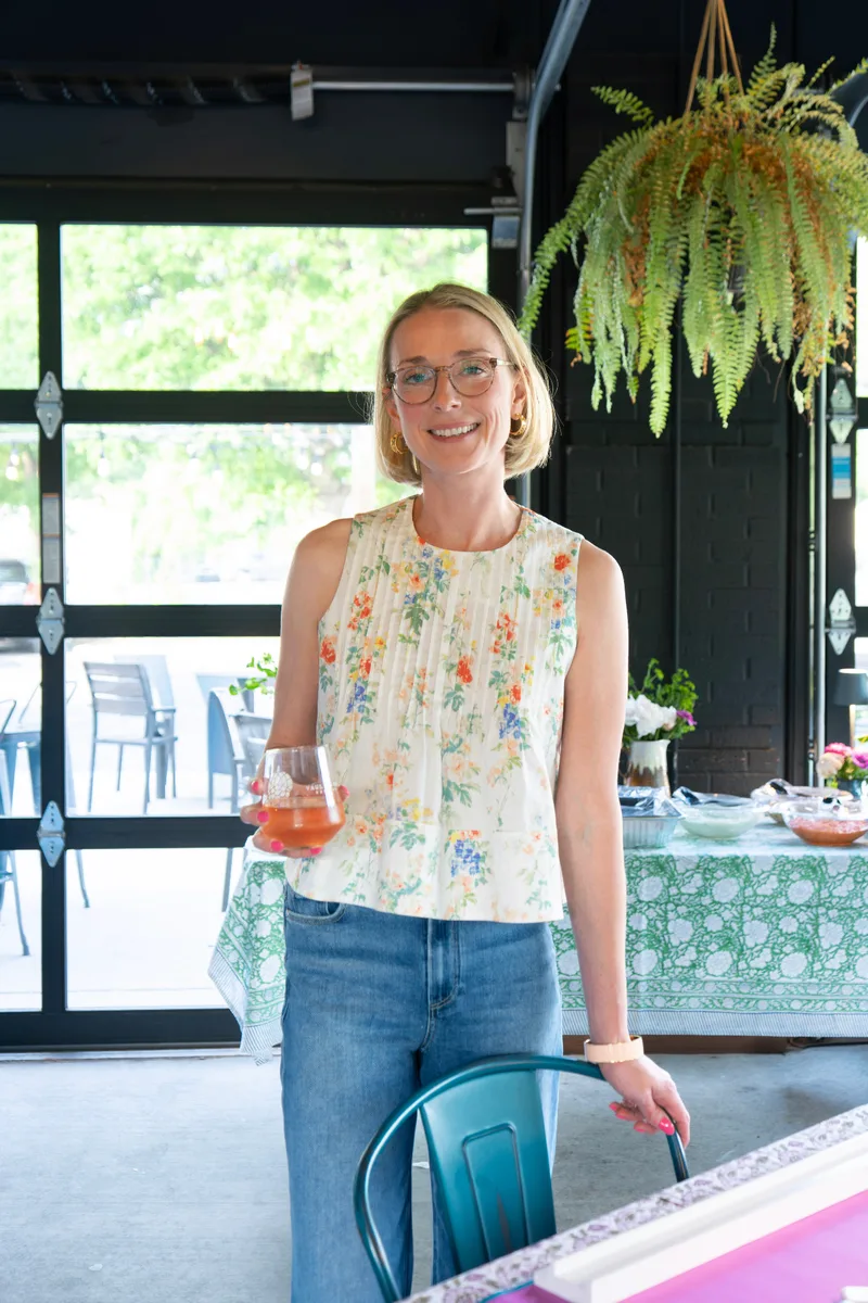 Portrait of Allison Merriman, founder of Mrs. Merriman Mahjong